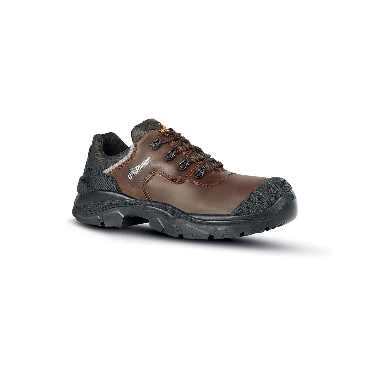 Scarpe antinfortunistiche basse U-Power QUEBEC UK s S3S FO SR Brown/Black