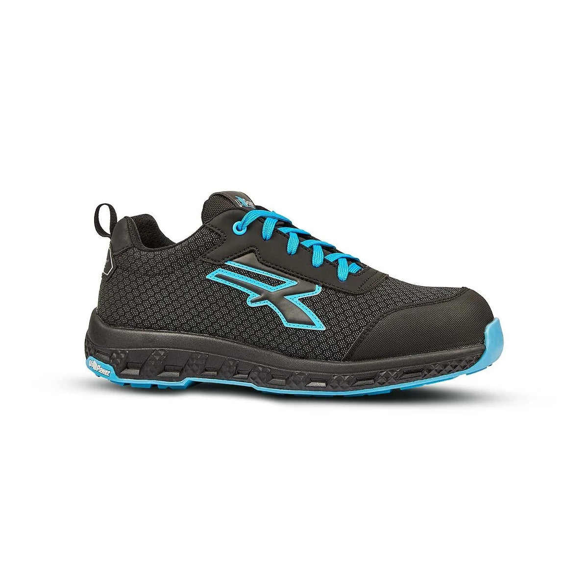 Scarpe antinfortunistiche basse U-Power STINGER ESD S3S CI HI HRO FO SR Black/Blue Fluo