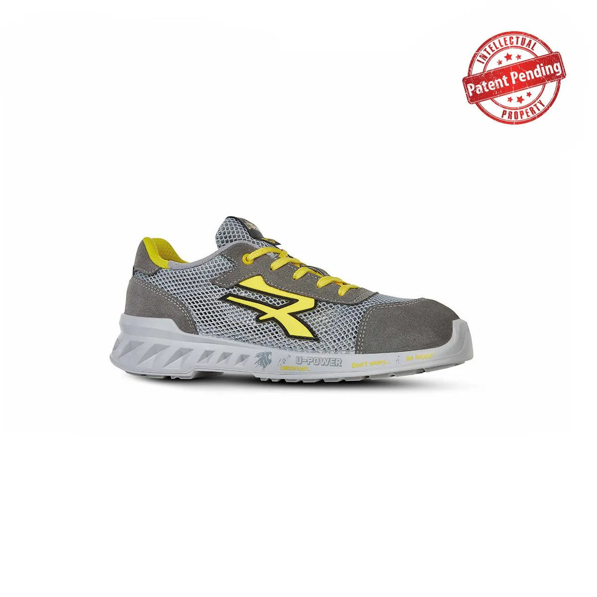 Scarpe antinfortunistiche basse U-Power TONY s ESD S1PS FO SR Grey/Yellow
