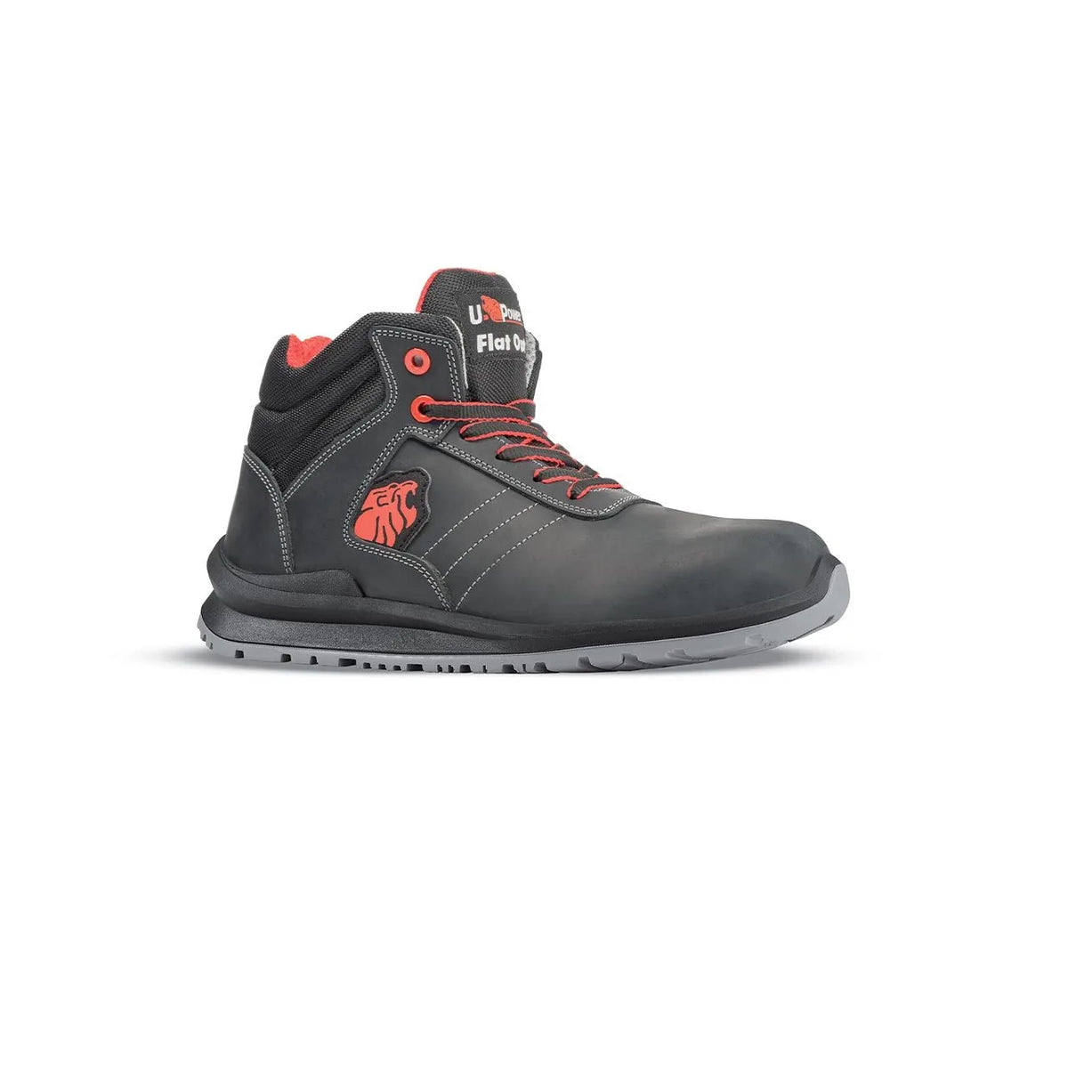 Scarpe antinfortunistiche basse U-Power WALTER s S3S FO SR Grey/Red