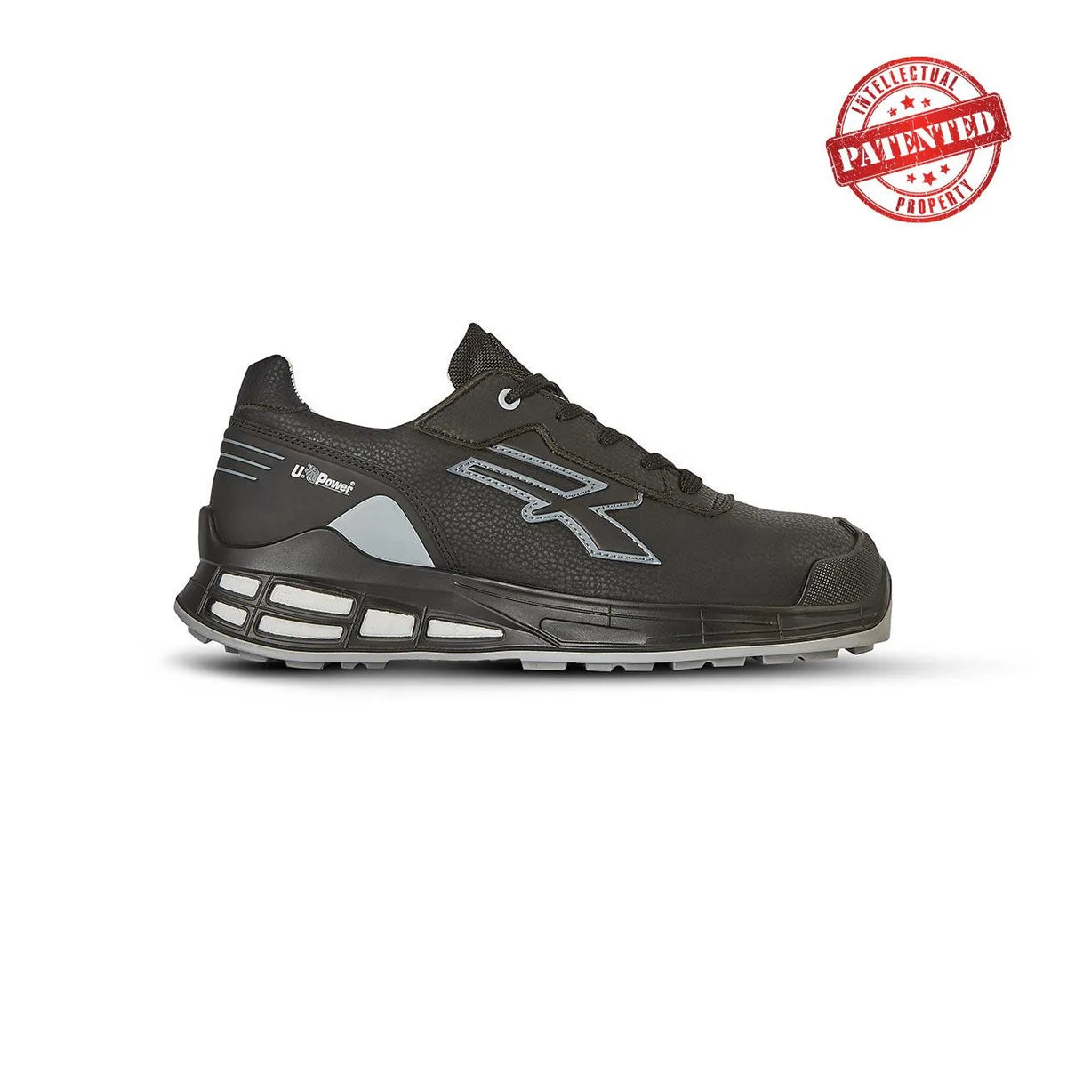 Scarpe antinfortunistiche basse U-Power ZAK s ESD S3S CI FO SR Black/Grey