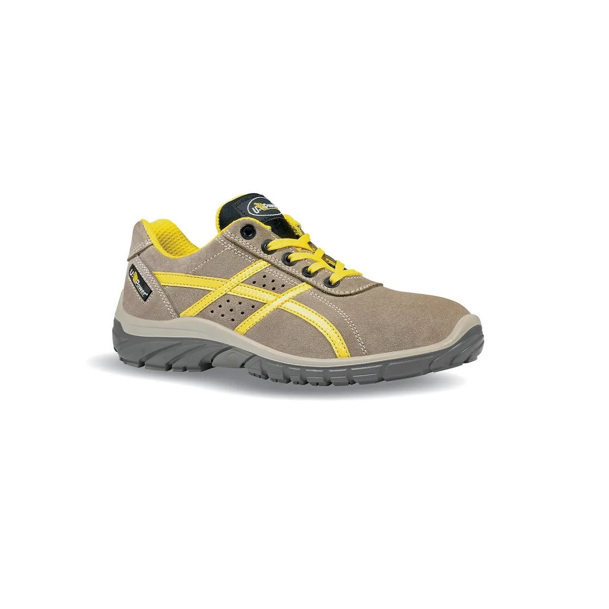 Scarpe da lavoro basse U-Power AIR o O1 FO SR Taupe/Yellow