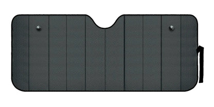 Scudo termico per parabrezza - Nero opaco - M - 61x147 cm — massima protezione dal sole per il cruscotto, volante, sedili ed…