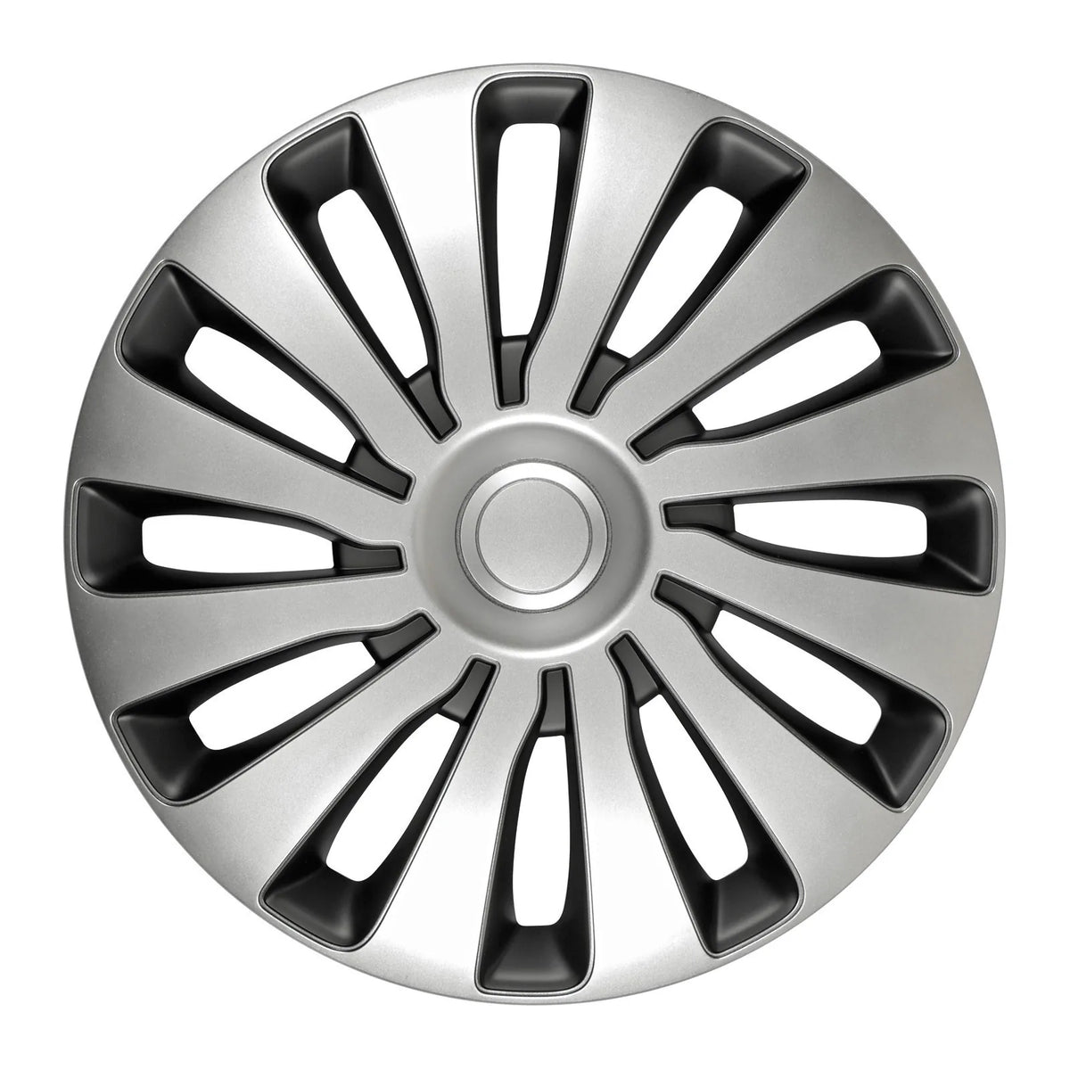 Sepang Silver & Black - Set 4 copricerchi - Ø — set 4 copricerchi In ABS, verniciatura doppio strato