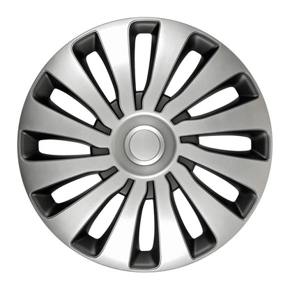 Sepang Silver & Black - Set 4 copricerchi - Ø — set 4 copricerchi In ABS, verniciatura doppio strato