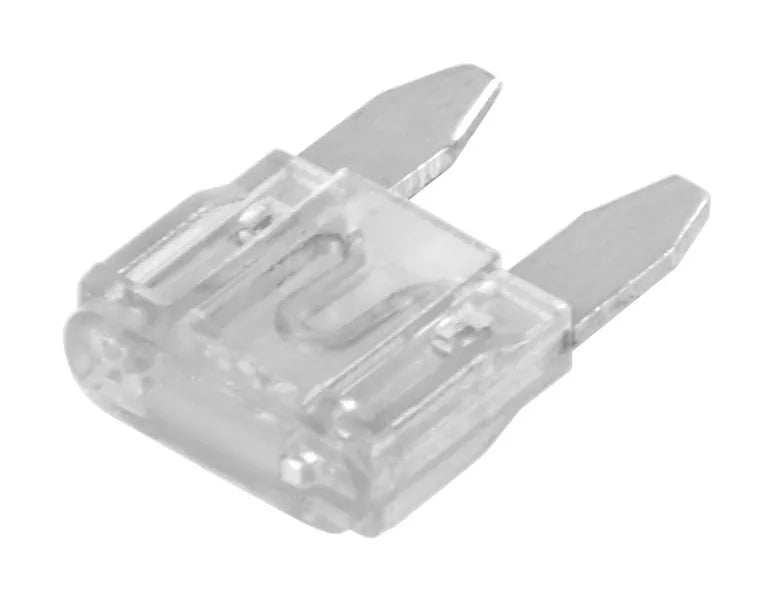Set 100 micro fusibili lamellari, 12/32V su fondo bianco, vista 6