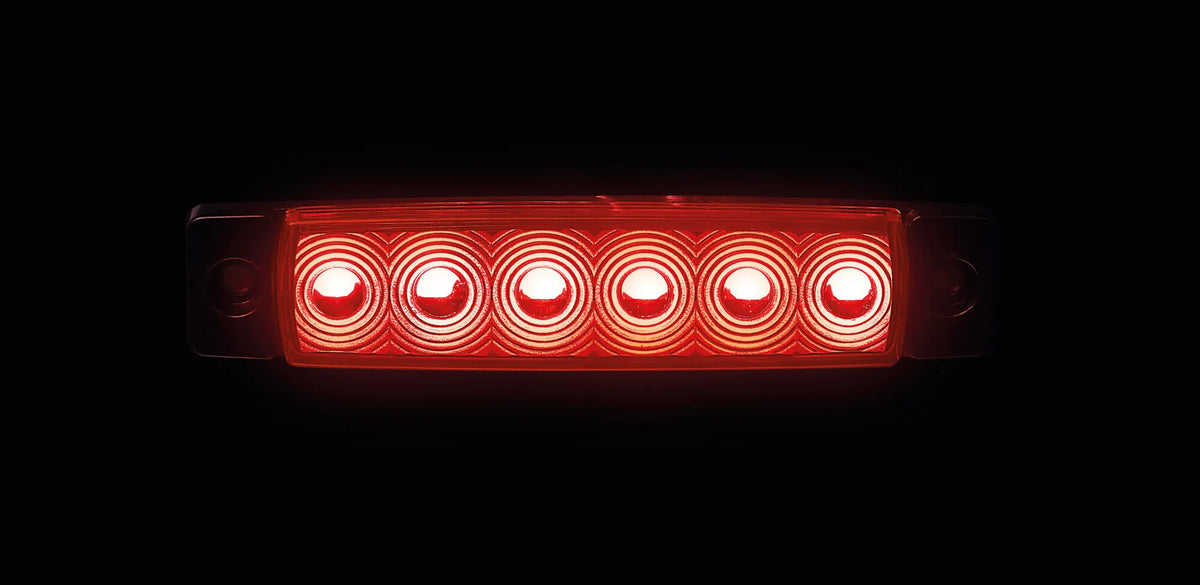 Set 20 pz, luce ingombro - 6 Led su fondo bianco, vista 5