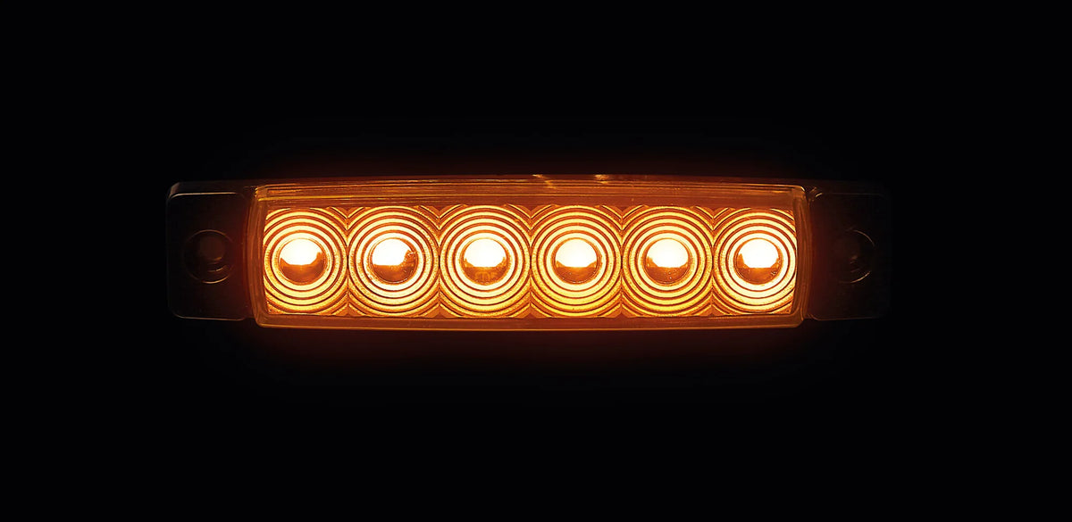 Set 20 pz, luce ingombro - 6 Led su fondo bianco, vista 8