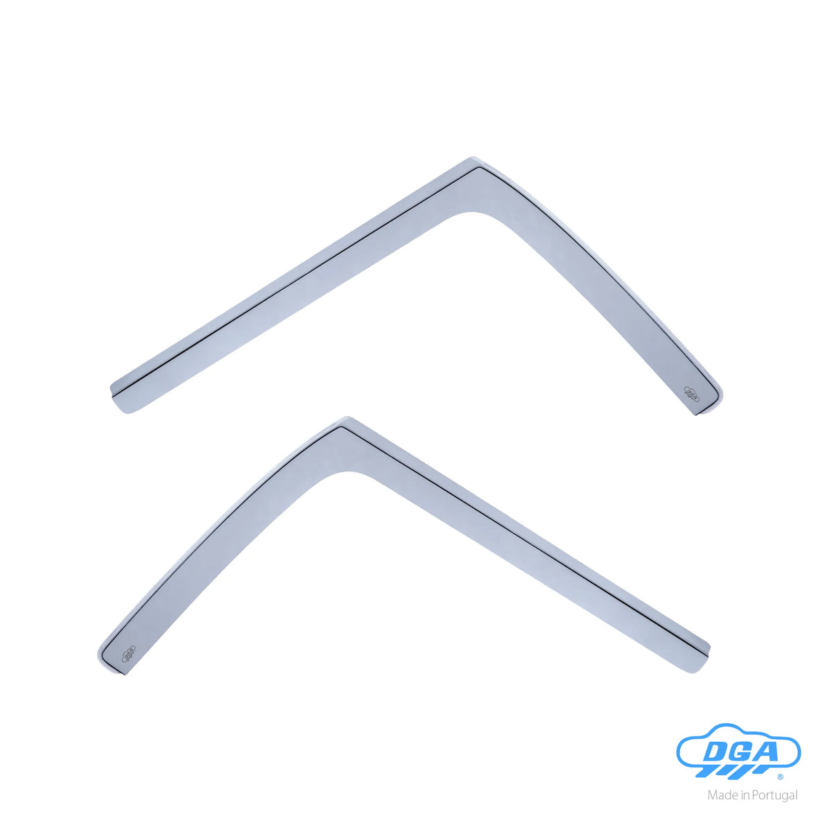 Set deflettori aria anteriori ad incastro, tipo lungo su fondo bianco, vista 18