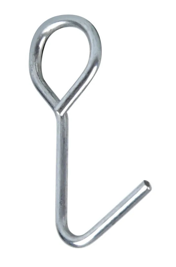 Set gancetti metallo per fodere/schienali - 30 pz su fondo bianco