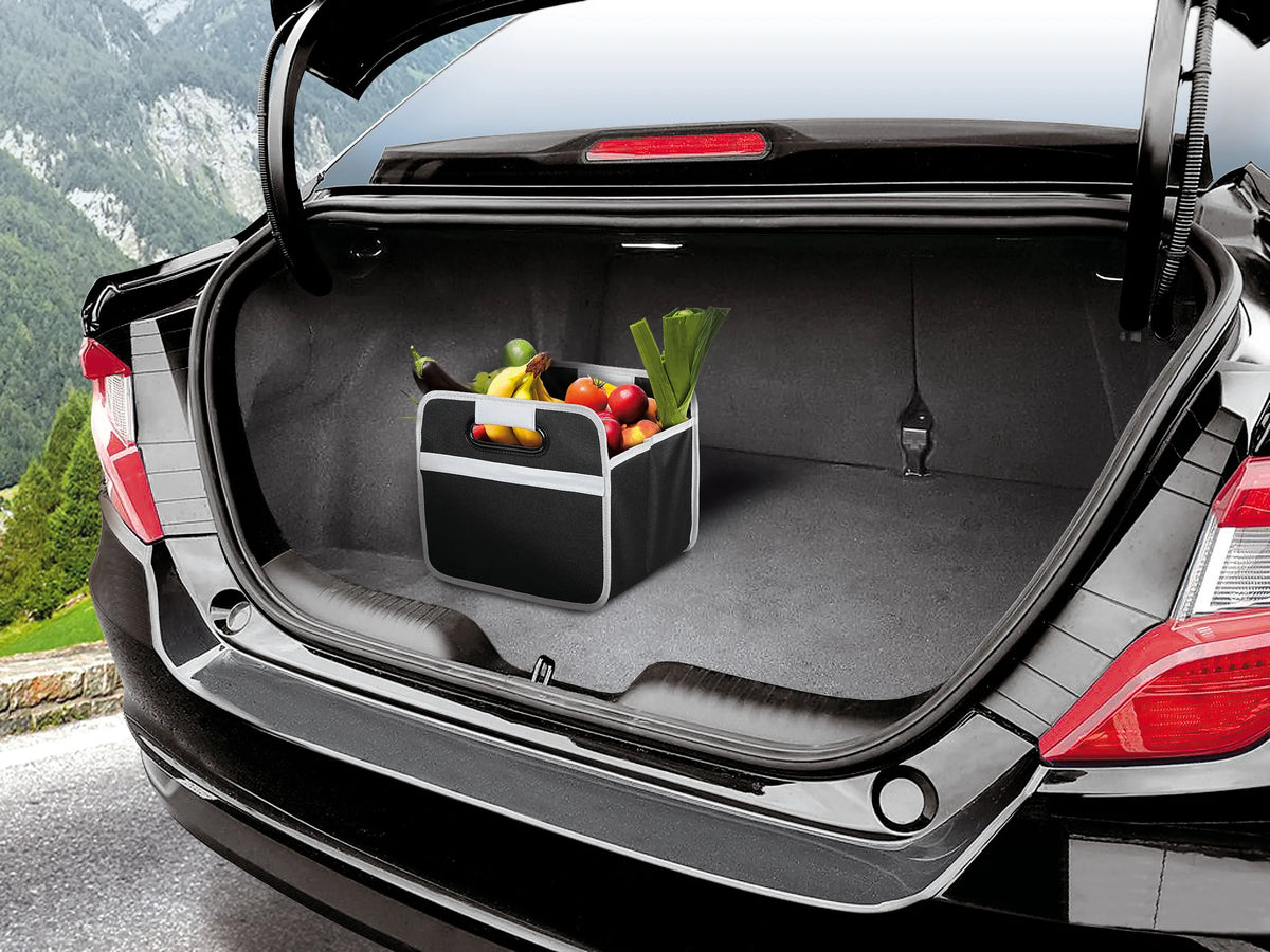 Shop & Store, organizer baule pieghevole montato sul veicolo