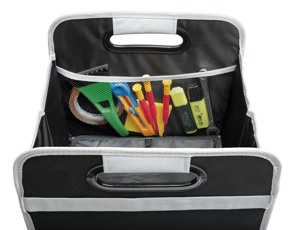 Shop & Store, organizer baule pieghevole montato sul veicolo