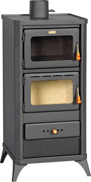 Stufa a legna con forno mod. fime 12/16kw