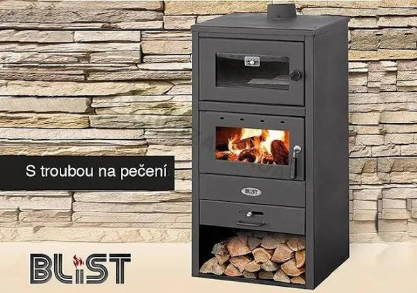 Stufa a legna c/forno mod. blist br  