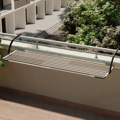 GIMI Stendibiancheria da appendere Brezza Extend in acciaio per balcone L 192 cm bianco    