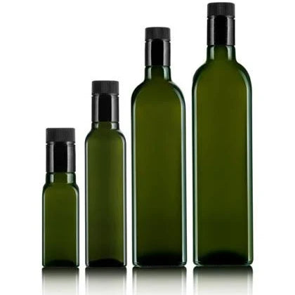 Bottiglia per olio Marasca - con tappo VARIE MISURE DA LT 0,100 LT 0,250 LT 0,500 LT 0,750 LT 1.00