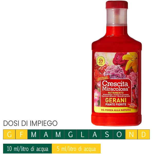 Fito Crescita Miracolosa Gerani Ml.375