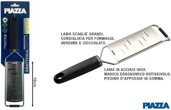 Grattugia Inox Lama Scaglie grandi - Tartufo/Cioccolato/Formaggio  