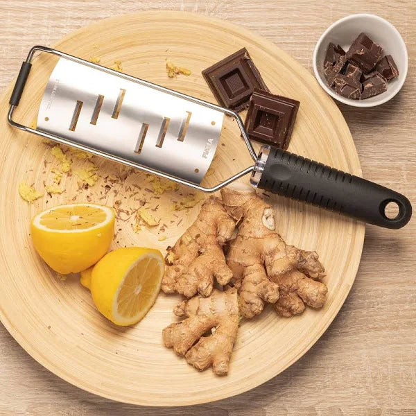 Grattugia Inox Lama Scaglie grandi - Tartufo/Cioccolato/Formaggio