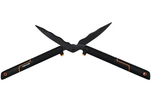 FISKARS Forbice tagliasiepi con lame ondulate singlestep - lunghezza cm.58