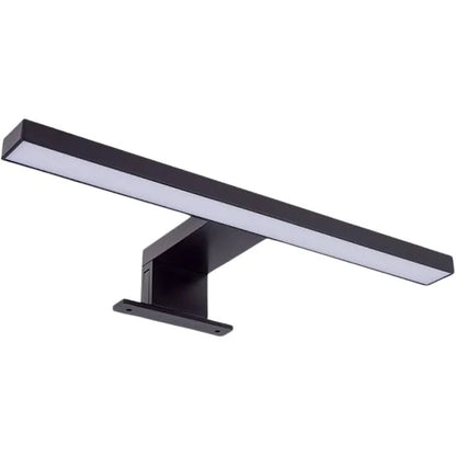 lampada Applique da bagno led cm. 30 nero lampo