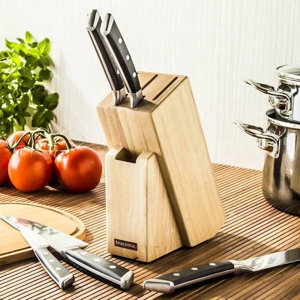 TESCOMA Ceppo Per 5 Coltello E Trinciap.Woody..