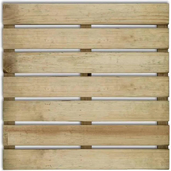 Pedana doccia giardino in pino impregnato - cm.50x50x3,2