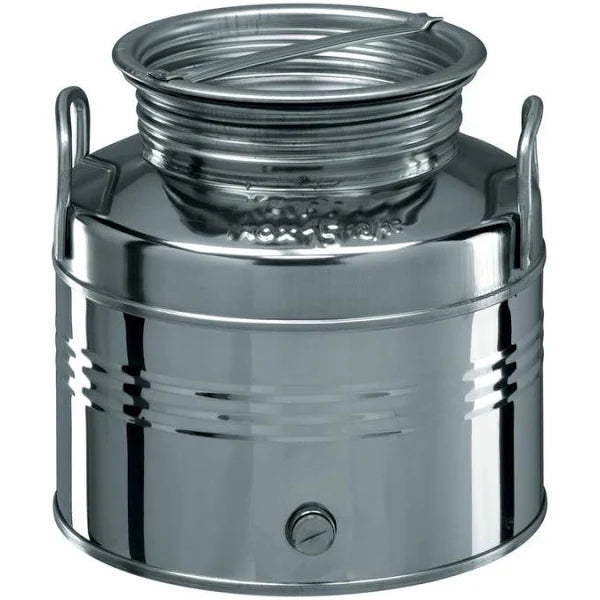 Fusto inox per olio graffato lt.15 - Ø mm.310x290h.