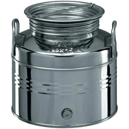 Fusto inox per olio graffato lt.15 - Ø mm.310x290h.