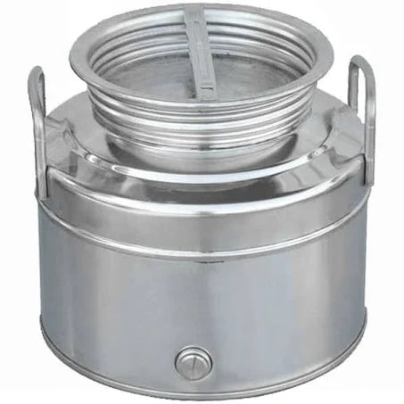 Fusto inox per olio graffato - lt.10