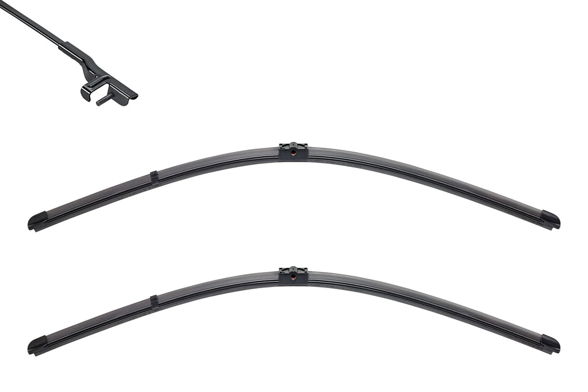 Silencio Flat Blades, spazzole tergicristallo su fondo bianco, vista 9