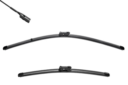 Silencio Flat Blades, spazzole tergicristallo su fondo bianco, vista 6