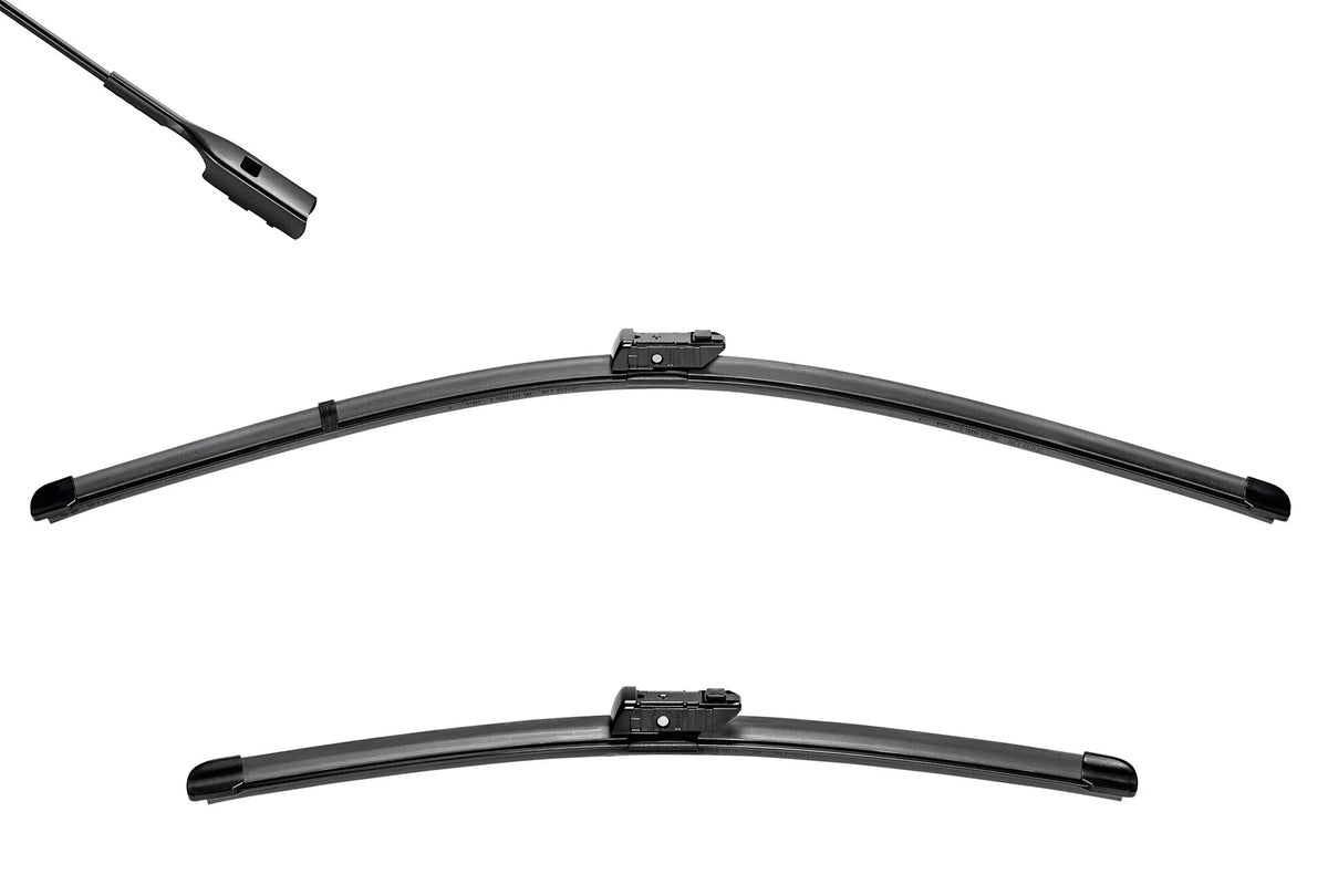 Silencio Flat Blades, spazzole tergicristallo su fondo bianco, vista 9