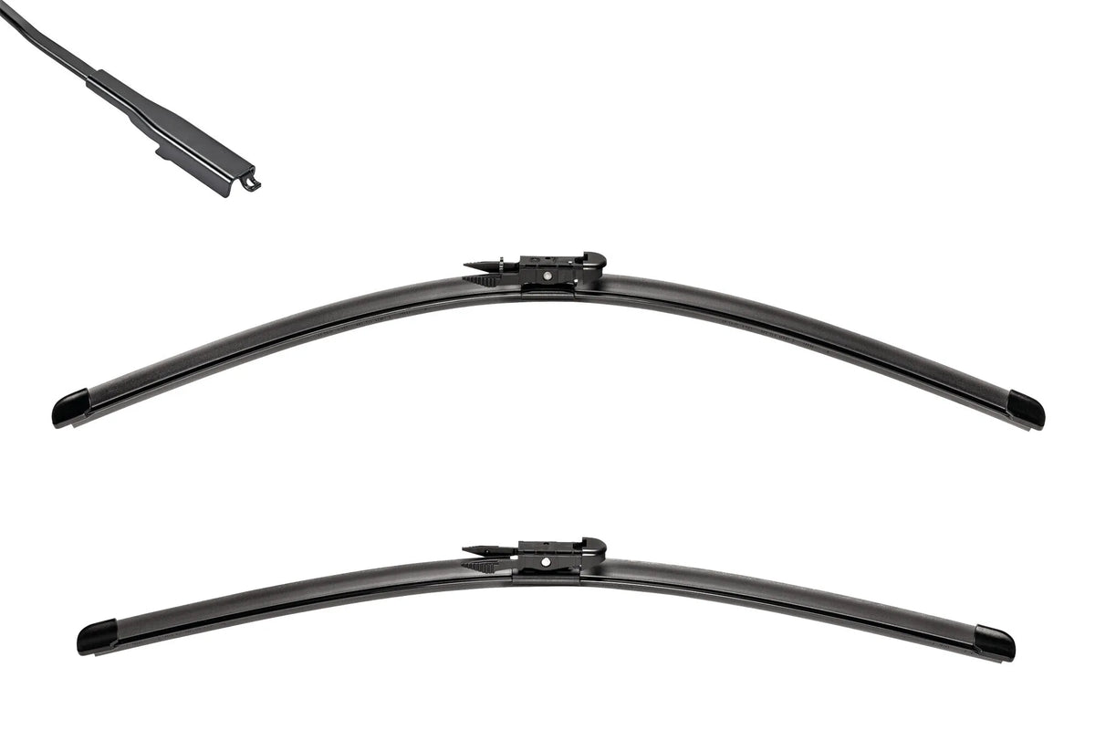Silencio Flat Blades, spazzole tergicristallo su fondo bianco, vista 6