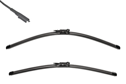 Silencio Flat Blades, spazzole tergicristallo su fondo bianco, vista 6