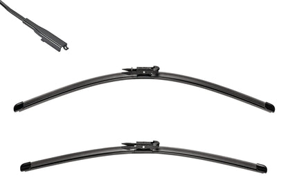 Silencio Flat Blades, spazzole tergicristallo su fondo bianco, vista 11