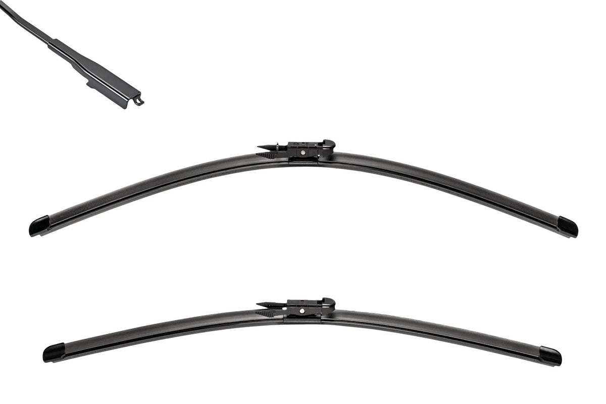 Silencio Flat Blades, spazzole tergicristallo su fondo bianco, vista 12