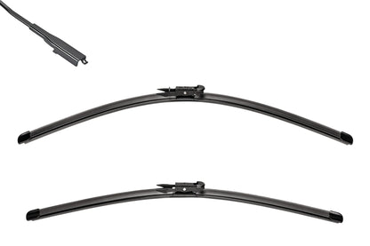 Silencio Flat Blades, spazzole tergicristallo su fondo bianco, vista 12