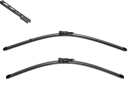 Silencio Flat Blades, spazzole tergicristallo — migliore copertura del parco circolante