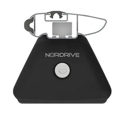 Disegno tecnico quotato di Silenzio Black In-Rail, set completo barre portatutto in, con le misure, vista 5