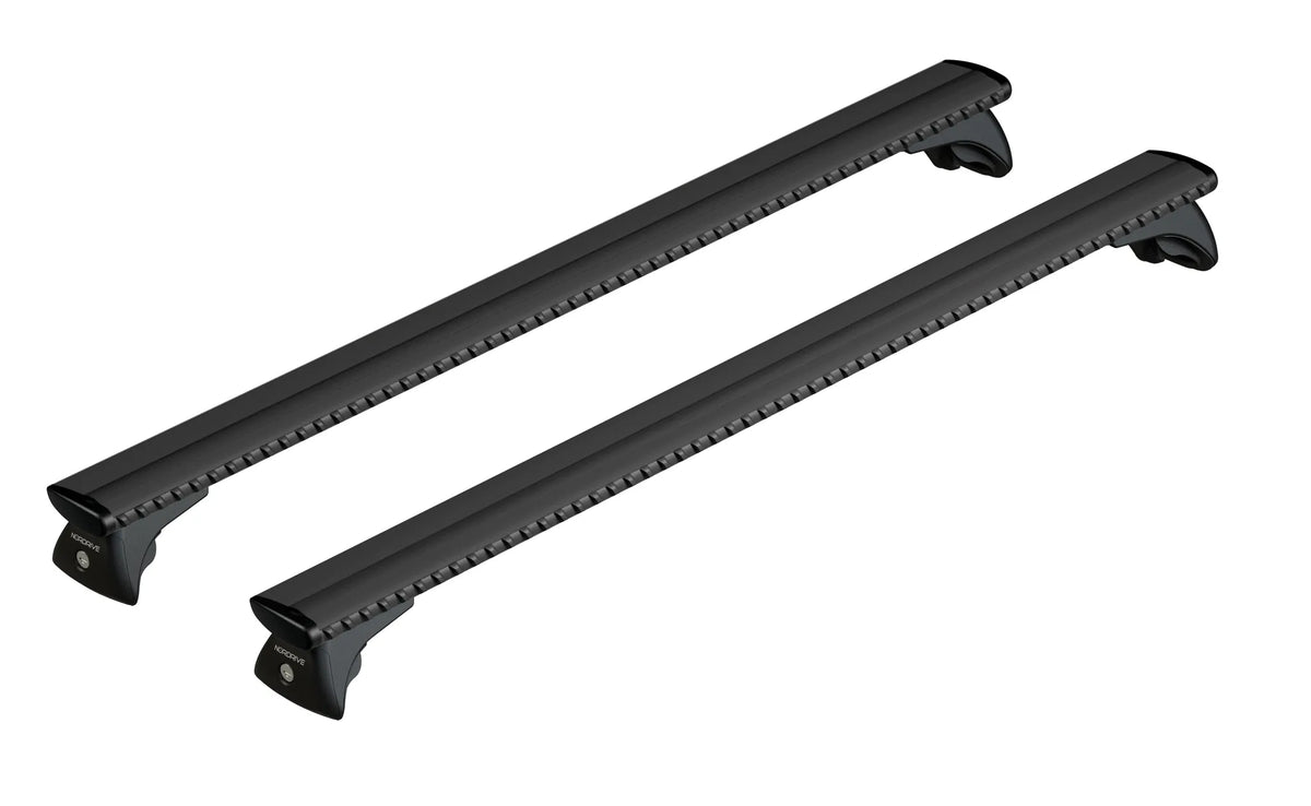 Silenzio Black In-Rail, set completo barre portatutto in — composto da: Coppia barre portatutto Silenzio Black [N15079], Kit…
