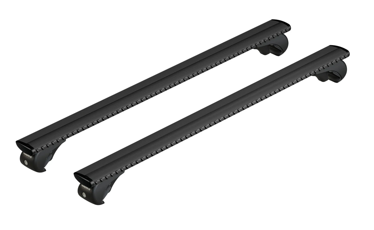Silenzio Black Rail, set completo barre portatutto in — composto da: Coppia barre portatutto Silenzio Black [N15081], Kit…