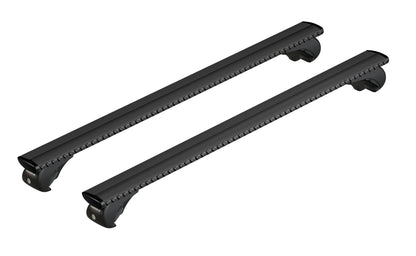 Silenzio Black Rail, set completo barre portatutto in — composto da: Coppia barre portatutto Silenzio Black [N15081], Kit…