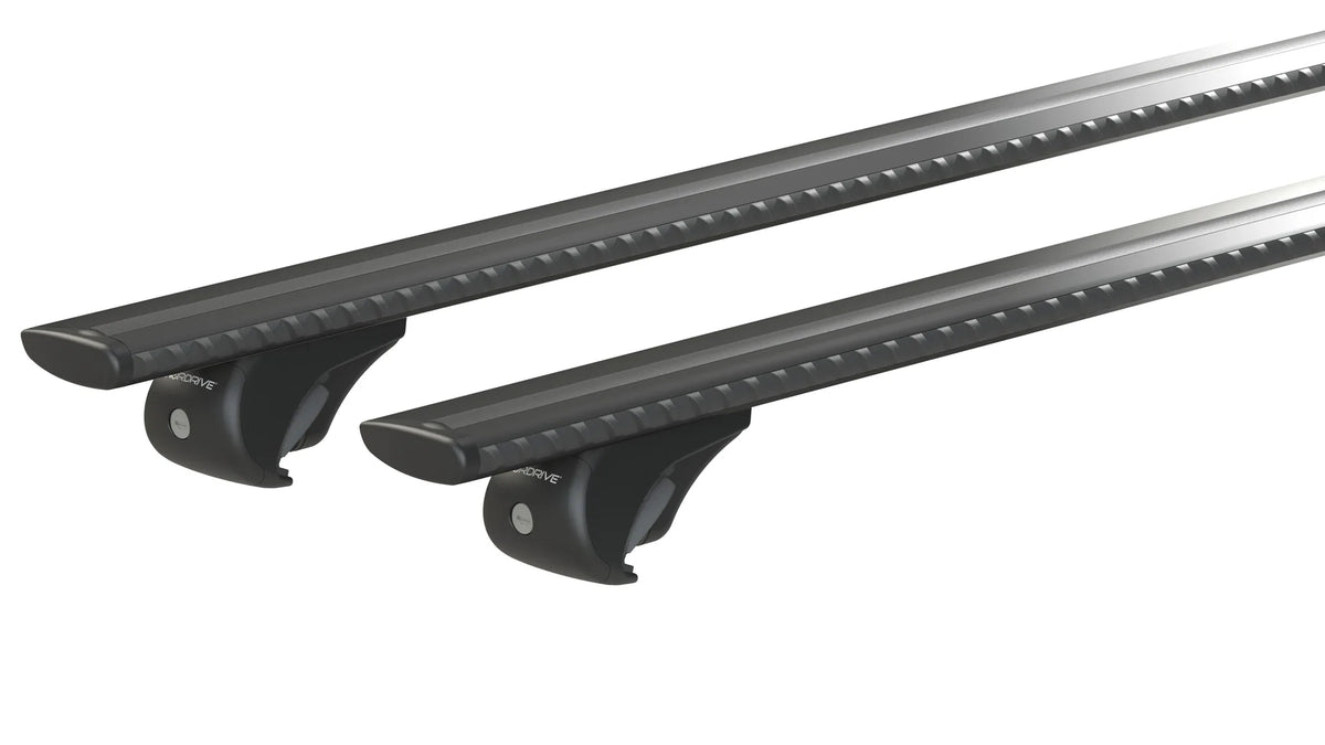 Silenzio Black Rail, set completo barre portatutto in — composto da: Coppia barre portatutto Silenzio Black [N15080], Kit…