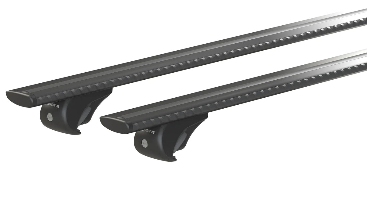 Silenzio Black Rail, set completo barre portatutto in — composto da: Coppia barre portatutto Silenzio Black [N15082], Kit…