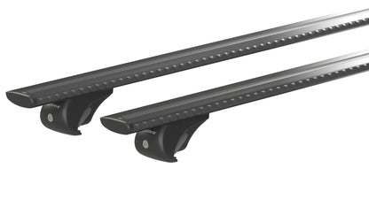 Silenzio Black Rail, set completo barre portatutto in — composto da: Coppia barre portatutto Silenzio Black [N15082], Kit…