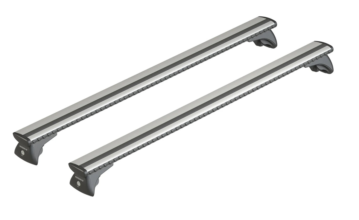 Silenzio In-Rail, set completo barre portatutto in alluminio — composto da: Coppia barre portatutto Silenzio [N15086], Kit…