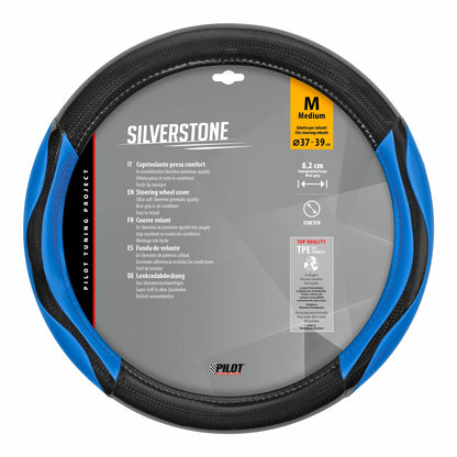 Silverstone, coprivolante in Skeentex - M - Ø 37/39 cm — in morbidissimo Skeentex