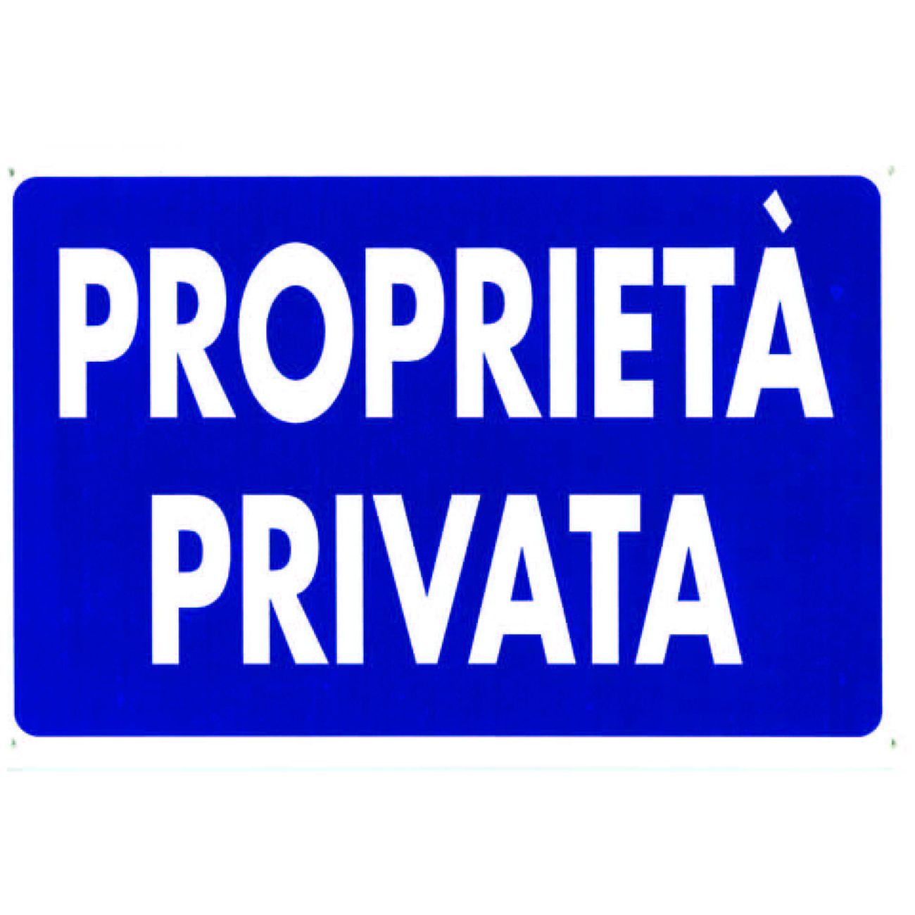 Cartello proprieta'  privata - cm.30x20h. - 10 pz