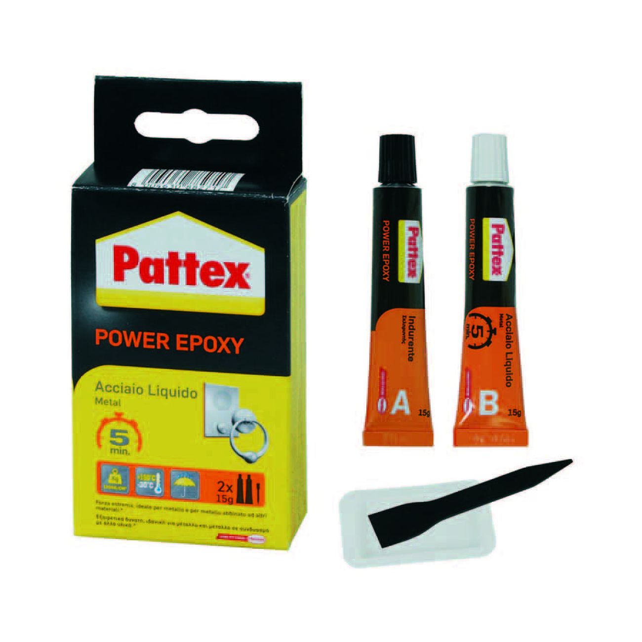 Pattex acciaio liquido bicomponente - gr.30 - 6 bl